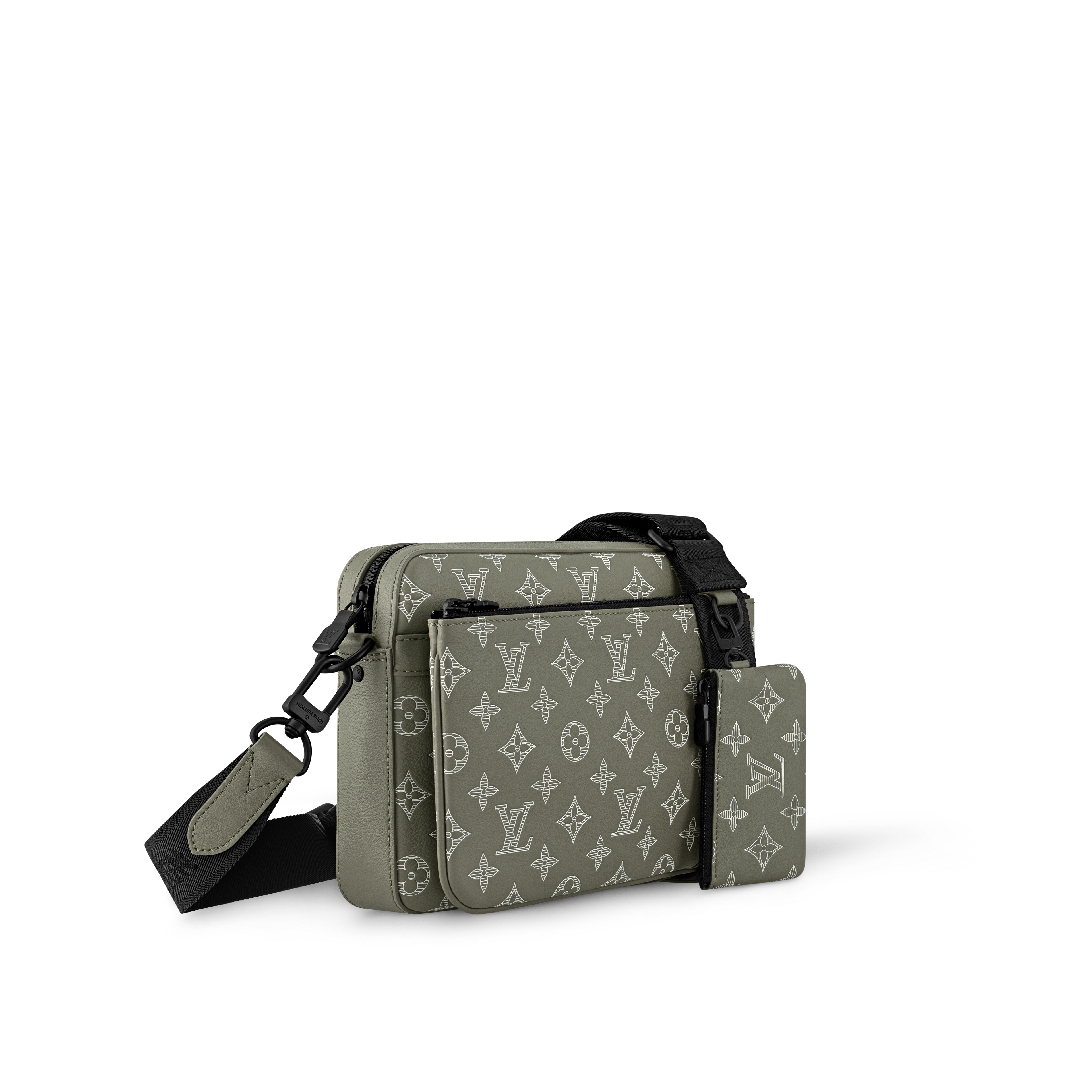 Product image LV tracolla trio nera/bianca/grigia