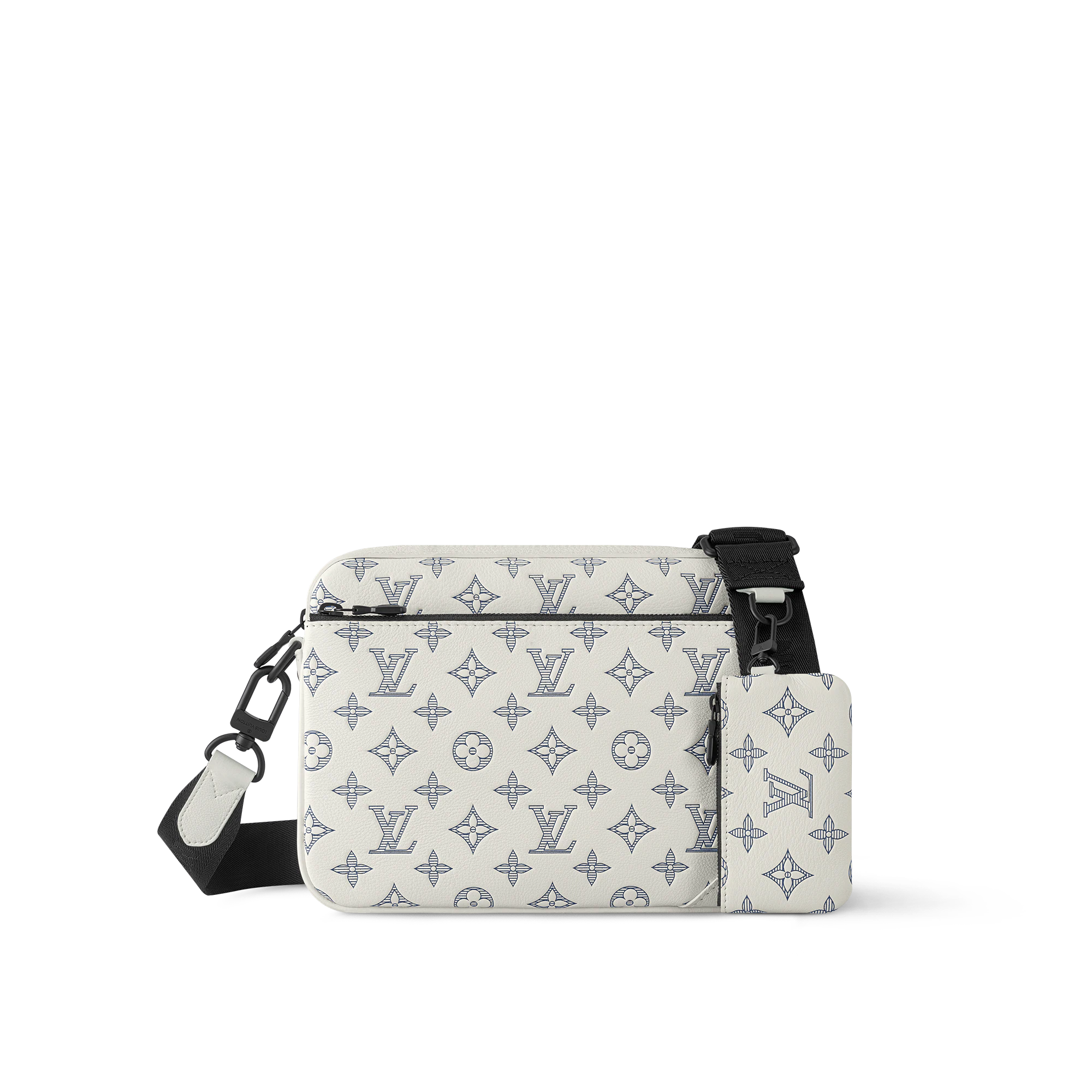 Product image LV tracolla trio nera/bianca/grigia
